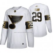 Camiseta Hockey Golden Edition St. Louis Blues Vince Dunn Autentico Blanco