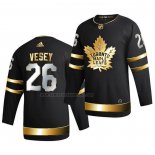 Camiseta Hockey Golden Edition Toronto Maple Leafs Jimmy Vesey Limited Autentico 2020-21 Negro