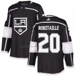 Camiseta Hockey Los Angeles Kings Luc Robitaille Primera Autentico Negro
