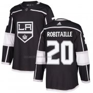 Camiseta Hockey Los Angeles Kings Luc Robitaille Primera Autentico Negro