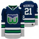 Camiseta Hockey Nino Hartford Whalers Niederreiter Heritage Night Throwback Azul