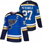 Camiseta Hockey St. Louis Blues Alex Pietrangelo 2019 Fights Cancer Negro