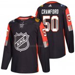 Camiseta Hockey 2018 All Star Chicago Blackhawks Corey Crawford Negro2