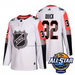 Camiseta Hockey 2018 All Star Los Angeles Kings Jonathan Quick Autentico Blanco