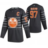 Camiseta Hockey 2020 All Star Edmonton Oilers Connor Mcdavid Autentico Gris