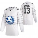Camiseta Hockey 2020 All Star New York Islanders Barzal Autentico Blanco