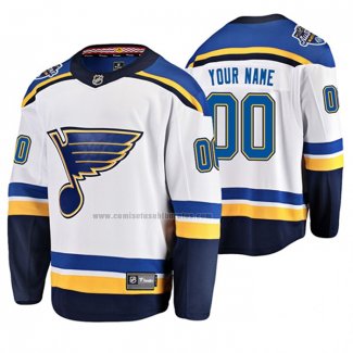 Camiseta Hockey 2020 All Star St. Louis Blues Personalizada Segunda Patch Blanco