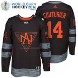 Camiseta Hockey America del Norte Sean Couturier Premier 2016 World Cup Negro