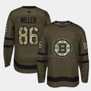 Camiseta Hockey Boston Bruins Kevan Miller 2018 Salute To Service Verde Militar