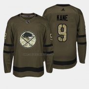 Camiseta Hockey Buffalo Sabres Evander Kane 2018 Salute To Service Verde Militar