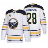 Camiseta Hockey Buffalo Sabres Zemgus Girgensons 2018 New Season Team Road Blanco