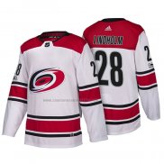 Camiseta Hockey Carolina Hurricanes Elias Lindholm New Season Team Road 2018 Blanco