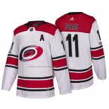 Camiseta Hockey Carolina Hurricanes Jordan Staal New Season Team Road 2018 Blanco