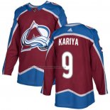 Camiseta Hockey Colorado Avalanche Paul Kariya Primera Autentico Rojo