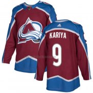 Camiseta Hockey Colorado Avalanche Paul Kariya Primera Autentico Rojo