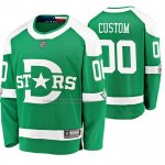 Camiseta Hockey Dallas Stars Personalizada Breakaway Jugador 2020 Winter Classic Verde