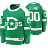 Camiseta Hockey Dallas Stars Personalizada Breakaway Jugador 2020 Winter Classic Verde
