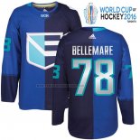 Camiseta Hockey Europa Pierre Edouard Bellemare Premier 2016 World Cup Azul