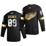 Camiseta Hockey Golden Edition Detroit Red Wings Sam Gagner Limited Autentico 2020-21 Negro