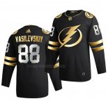 Camiseta Hockey Golden Edition Tampa Bay Lightning Andrei Vasilevskiy Limited Autentico 2020-21 Negro