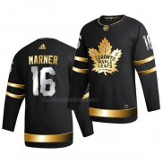 Camiseta Hockey Golden Edition Toronto Maple Leafs Mitchell Marner Limited Autentico 2020-21 Negro