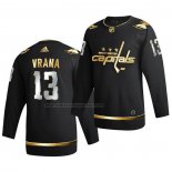 Camiseta Hockey Golden Edition Washington Capitals Jakub Vrana Limited Autentico 2020-21 Negro