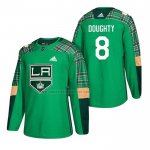 Camiseta Hockey Los Angeles Kings Drew Doughty 2018 Dia de San Patricio Verde