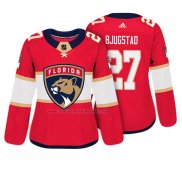 Camiseta Hockey Mujer Florida Panthers Nick Bjugstad Autentico Jugador Rojo
