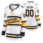 Camiseta Hockey Mujer Nashville Predators Personalizada Breakaway Jugador 2020 Winter Classic Blanco