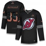 Camiseta Hockey New Jersey Devils Cory Schneider 2020 USA Flag Negro