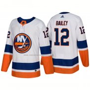 Camiseta Hockey New York Islanders Josh Bailey New Outfitted 2018 Blanco