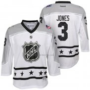 Camiseta Hockey Nino 2017 All Star Columbus Blue Jackets Seth Jones Blanco