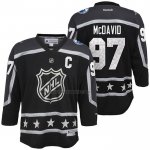 Camiseta Hockey Nino 2017 All Star Edmonton Oilers Connor Mcdavid Negro