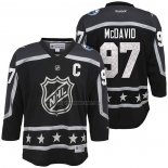 Camiseta Hockey Nino 2017 All Star Edmonton Oilers Connor Mcdavid Negro