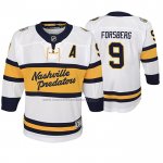 Camiseta Hockey Nino Nashville Predators Filip Forsberg Replica Jugador 2020 Winter Classic Blanco Camiseta Hockey Nino Nashville Predators Filip Forsberg Replica Jugador 2020 Winter Classic Blanco