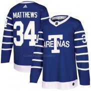 Camiseta Hockey Nino Toronto Maple Leafs Auston Matthews Autentico 2018 Arenas Throwback Azul