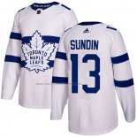 Camiseta Hockey Toronto Maple Leafs Mats Sundin Autentico 2018 Stadium Series Blanco