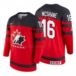 Camiseta Hockey Canada Allan Mcshane 2018 IIHF World Championship Jugador Rojo