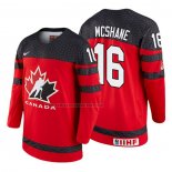 Camiseta Hockey Canada Allan Mcshane 2018 IIHF World Championship Jugador Rojo