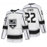 Camiseta Hockey Los Angeles Kings Trevor Lewis Autentico Segunda 2018 Blanco