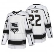 Camiseta Hockey Los Angeles Kings Trevor Lewis Autentico Segunda 2018 Blanco