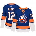 Camiseta Hockey Mujer New York Islanders Josh Bailey Autentico Jugador Azul