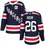 Camiseta Hockey New York Rangers Joe Kocur 2018 Winter Classic Azul