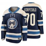 Camiseta Hockey Nino Columbus Blue Jackets Joonas Korpisalo 2019 Alterno Breakaway Azul