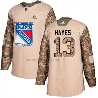 Camiseta Hockey Nino New York Rangers Kevin Hayes Autentico 2017 Veterans Day Camuflaje