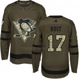 Camiseta Hockey Pittsburgh Penguins Bryan Rust 2018 Salute To Service Verde Militar