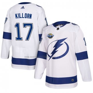Camiseta Hockey Tampa Bay Lightning Alex Killorn 2018 Autentico Road Blanco