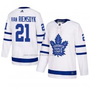 Camiseta Hockey Toronto Maple Leafs James Van Riemsdyk 2018 Autentico Blanco