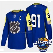 Camiseta Hockey 2018 All Star Tampa Bay Lightning Steven Stamkos Autentico Azul