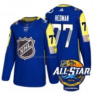 Camiseta Hockey 2018 All Star Tampa Bay Lightning Victor Hedman Autentico Azul